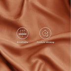 Bedsure Queen Sheet Set, Rayon Derived from Bamboo, Cooling Sheets, Breathable & Soft, Deep Pocket Up to 16 Inches, Hotel Luxury Silky Bedding for Hot Sleepers, Burnt Orange