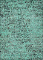 Addison Rugs Chantille ACN591 Teal 8' x 10' Indoor Outdoor Area Rug, Easy Clean, Machine Washable, Non Shedding, Bedroom, Living Room, Dining Room, Kitchen, Patio Rug
