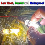 ALIDE T10 T5 LED Bulbs – 10-Pack 6000K Cool White for RV, Camper, Boat, Trunk & Dome Lights (12V)