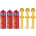 AmzBoom 3-Pack Fire Extinguisher – ABC/K Class, Portable & Long-Lasting with Mounts