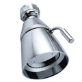 Angle Simple High Flow Shower Head with Brass Swivel Joint – Chrome