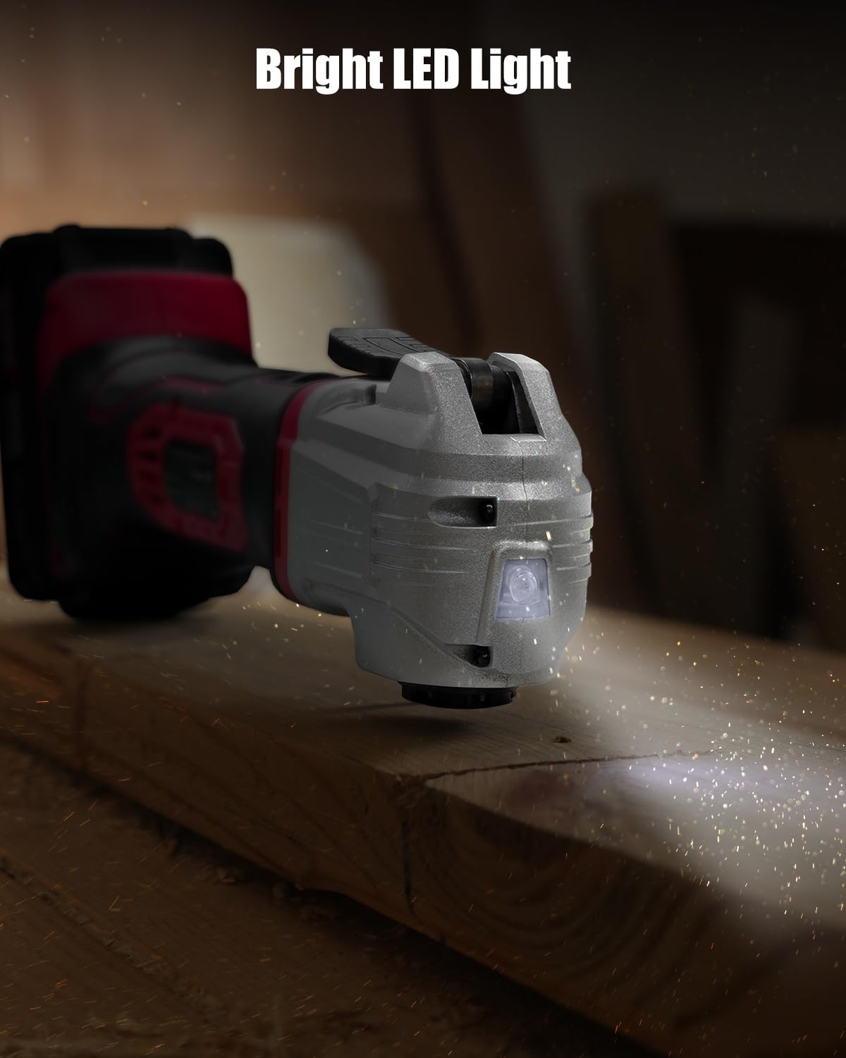 AVID POWER Cordless Oscillating Tool 20V – 18,000 OPM, 2.8° Oscillation, 31-Piece Kit