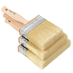 Bates Choice Deck Stain Brush Set – 4in, 5in, and 6in for Smooth, Even Wood Staining