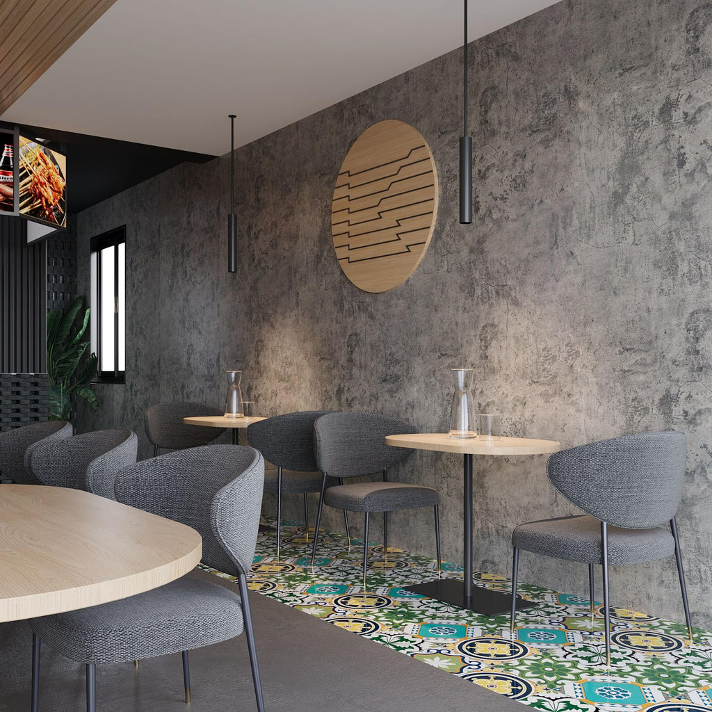 BAYYA Cement Grey Wallpaper – Concrete Texture Peel & Stick, Waterproof, Removable