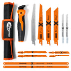 CENFORGE 13-Piece Hand Saw Set | 12 Blades & Quick-Change Handle