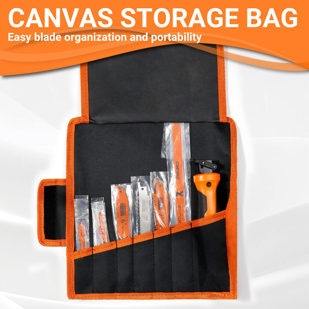 CENFORGE 13-Piece Hand Saw Set | 12 Blades & Quick-Change Handle