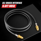 Cesilili Argon CO2 Regulator with Dual Gauge – 0-4000 PSI, 6.6 ft Hose