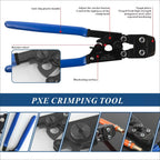 CHEN CHEN HAO PEX Clamp Cinch Tool: Universal Crimping for 3/8 to 1 Inch SS Clamps with Pipe Cutter