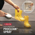 Delta In2ition 6-Setting 2-in-1 Dual Shower Head with ProClean Hand Shower – Matte Black 75655BL