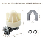 Dicsley Water Softener Nozzle & Venturi Assembly — Replaces 7187065/WS15X10027