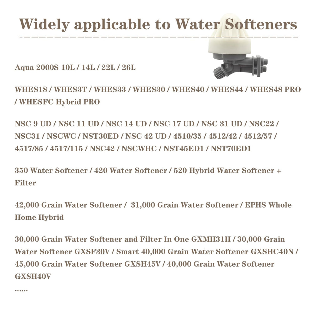 Dicsley Water Softener Nozzle & Venturi Assembly — Replaces 7187065/WS15X10027