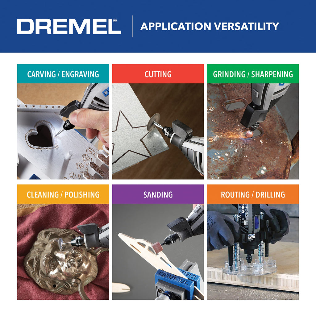 Dremel 4300-9/64 Versatile Rotary Tool Kit with Pivot Light and 64 Accessories
