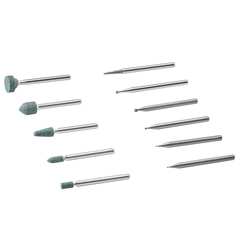 Dremel 729-01 11-Piece Carving & Engraving Micro Kit | Engraving Bits & Diamond Wheel Points
