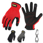 DULFINE High Performance Work Gloves for Men – 3 Pairs Pack, High Dexterity, Touchscreen Ready, Excellent Grip (Medium)