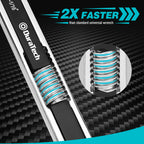 DURATECH Universal Wrench Set – 8in & 10in, SAE & Metric, 44 Sizes, Drop-Forged, ANSI Standard
