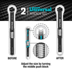DURATECH Universal Wrench Set – 8in & 10in, SAE & Metric, 44 Sizes, Drop-Forged, ANSI Standard