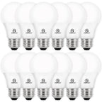 E Energetic Lighting Dimmable LED Bulbs – 60W Equivalent, 8W, 4000K, E26, ETL Listed, 12-Pack