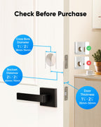 eufy Security Smart Lock C30 with Door Lever – Keyless Entry & Built-in Wi-Fi Deadbolt
