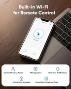 eufy Security Smart Lock C30 with Door Lever – Keyless Entry & Built-in Wi-Fi Deadbolt