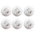 First Alert BRK SC9120B-6 Hardwired Smoke & CO Detector with Battery Backup – 6-Pack