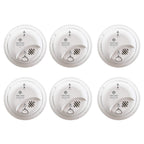 First Alert BRK SC9120B-6 Hardwired Smoke & CO Detector with Battery Backup – 6-Pack