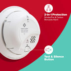 First Alert BRK SC9120B-6 Hardwired Smoke & CO Detector with Battery Backup – 6-Pack