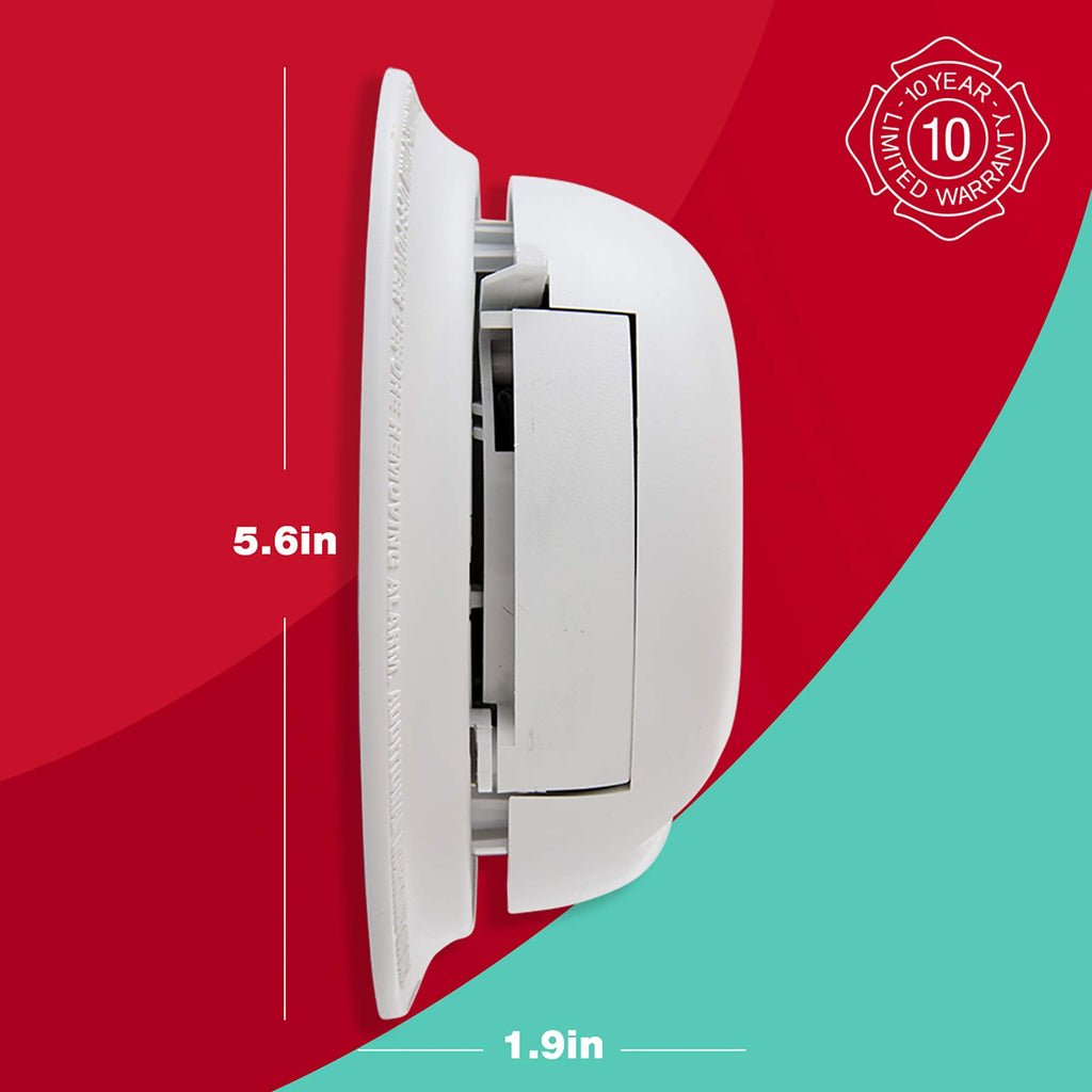 First Alert BRK SC9120B-6 Hardwired Smoke & CO Detector with Battery Backup – 6-Pack