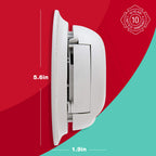 First Alert BRK SC9120B-6 Hardwired Smoke & CO Detector with Battery Backup – 6-Pack