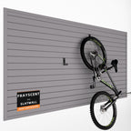 FRAYSCENT Slat Wall Paneling – PVC Garage Storage & Tool Organizer, Grey, 4x8