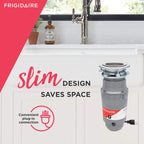 Frigidaire FF05DISPC1 1/2 HP Corded Garbage Disposal – Quiet, Efficient Kitchen Waste Solution