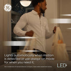 GE LED+ Motion Sensor Light Bulbs A21 12W Daylight 2 Pack – Outdoor Security Lights