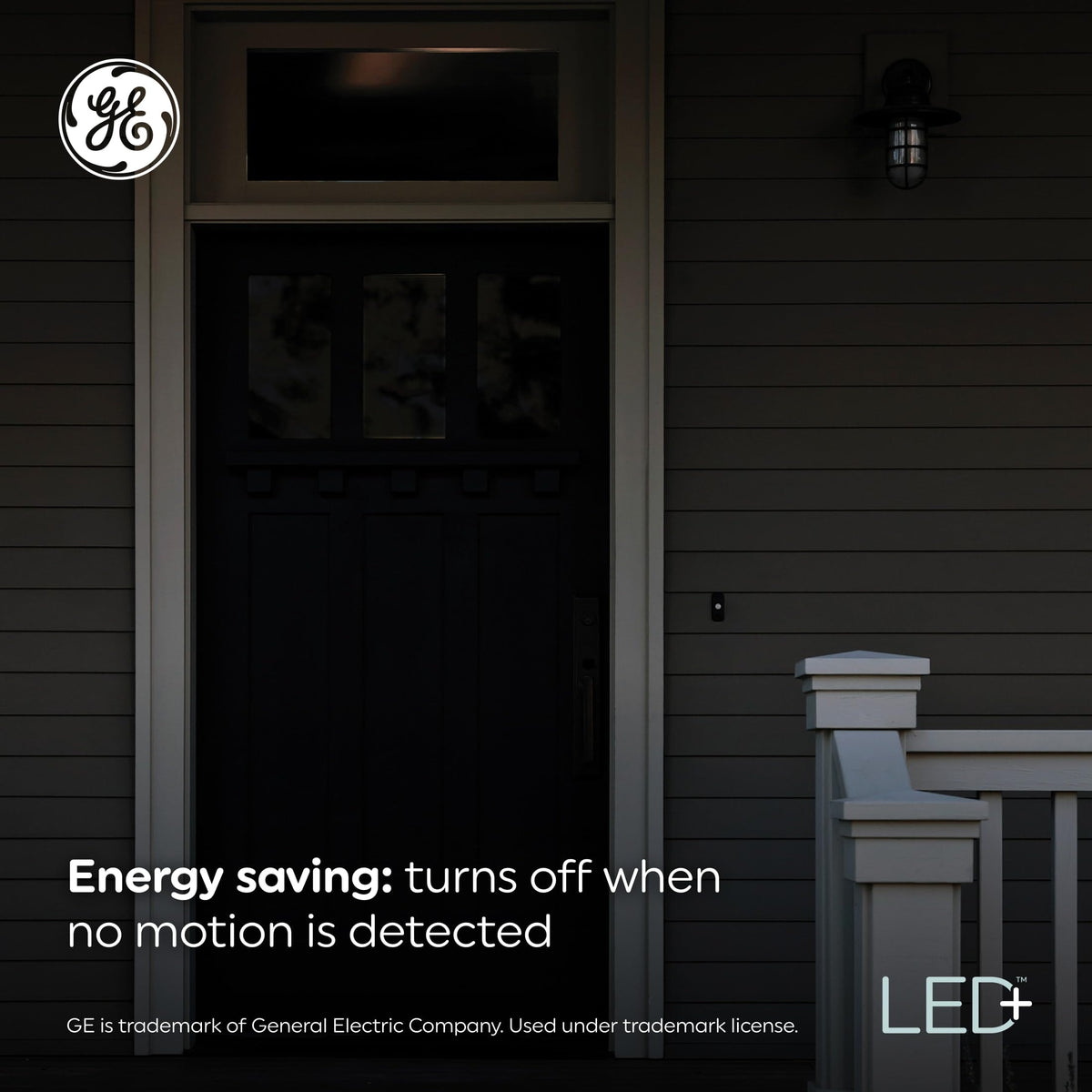 GE LED+ Motion Sensor Light Bulbs A21 12W Daylight 2 Pack – Outdoor Security Lights
