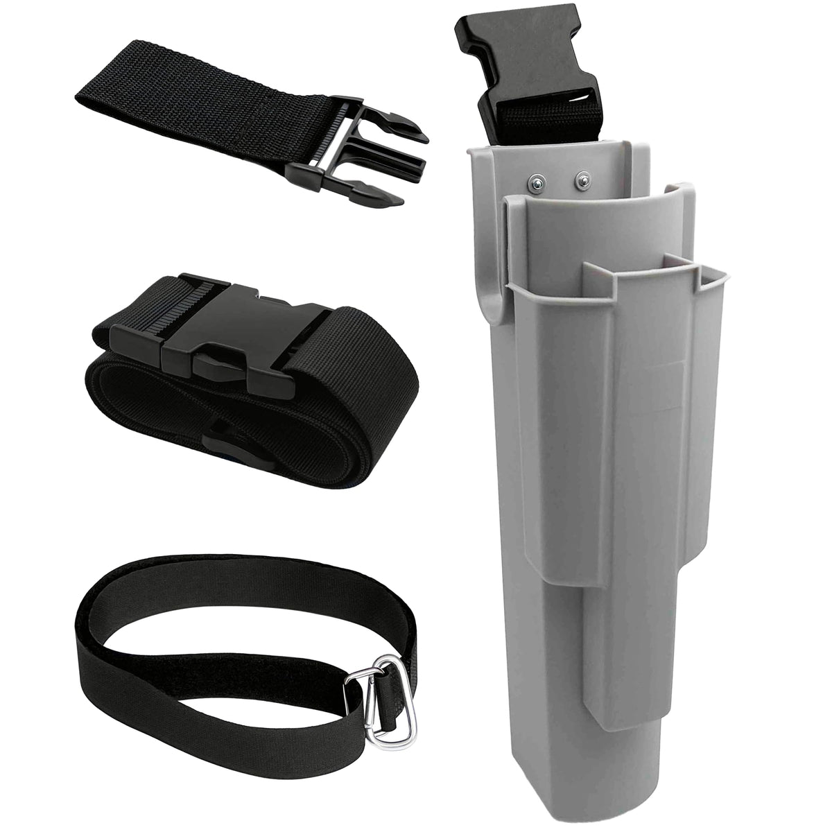 Generic Window Cleaning Holster with Belt, Quick-Connect Leg Strap, Removable Side Bucket – Multi-Tool Waist Kit