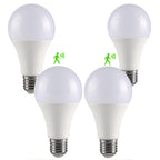 GEPLAD 4 Pack Motion Sensor LED Bulbs – 12W (100W Equivalent), Dusk-to-Dawn A19 E26