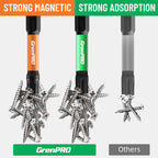 GRENPRO Impact Screwdriver Bits Set – 35Pcs, 2-in Hex Shank, S2 Steel, Magnetic Tips