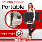 HBTower 4-Step Folding Ladder – Lightweight, Anti-Slip Step Stool for Home