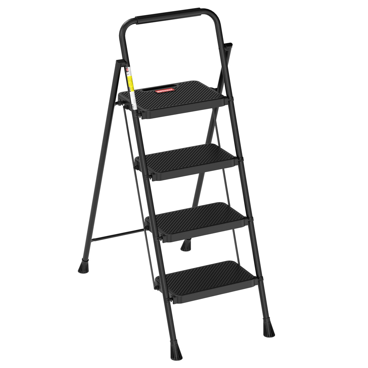 HBTower 4-Step Folding Ladder – Lightweight, Anti-Slip Step Stool for Home