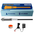 HertzEagle Powered Anode Rod for Water Heaters – Odor Elimination, 40-89 Gallon, Titanium
