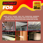 ixirpro Mega Size Spray Foam Kit – 18 x 30oz, 414 Board Feet, High-Density Closed-Cell Insulation