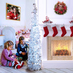 JMEXSUSS 33ft 100-LED White Christmas Lights – 8-Mode Clear Wire Indoor/Outdoor
