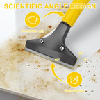 KeFanta Scraper Tool - 4-Inch Wide Blade, 45.7-Inch Long Handle, Heavy-Duty Razor Scraper with 10 Replacement Blades