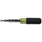 Klein Tools 32809MAG 9-in-1 Magnetic Pass-Through Nut Driver – SAE Hex Sizes 3/16 to 3/4 in