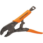 Klein Tools 38660 Locking Pliers Set — 7-Inch & 10-Inch Curved Jaw, Quick Release, High Torque
