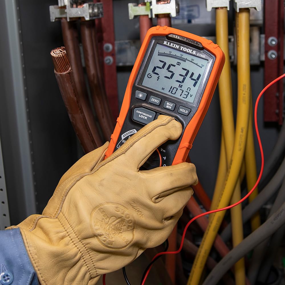 Klein Tools ET600 Multimeter & Megohmmeter — Insulation Test up to 4000 MΩ, 1000 V
