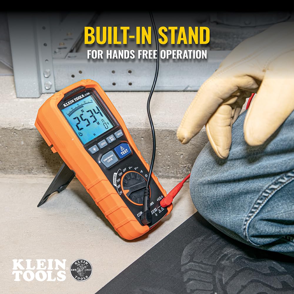 Klein Tools ET600 Multimeter & Megohmmeter — Insulation Test up to 4000 MΩ, 1000 V