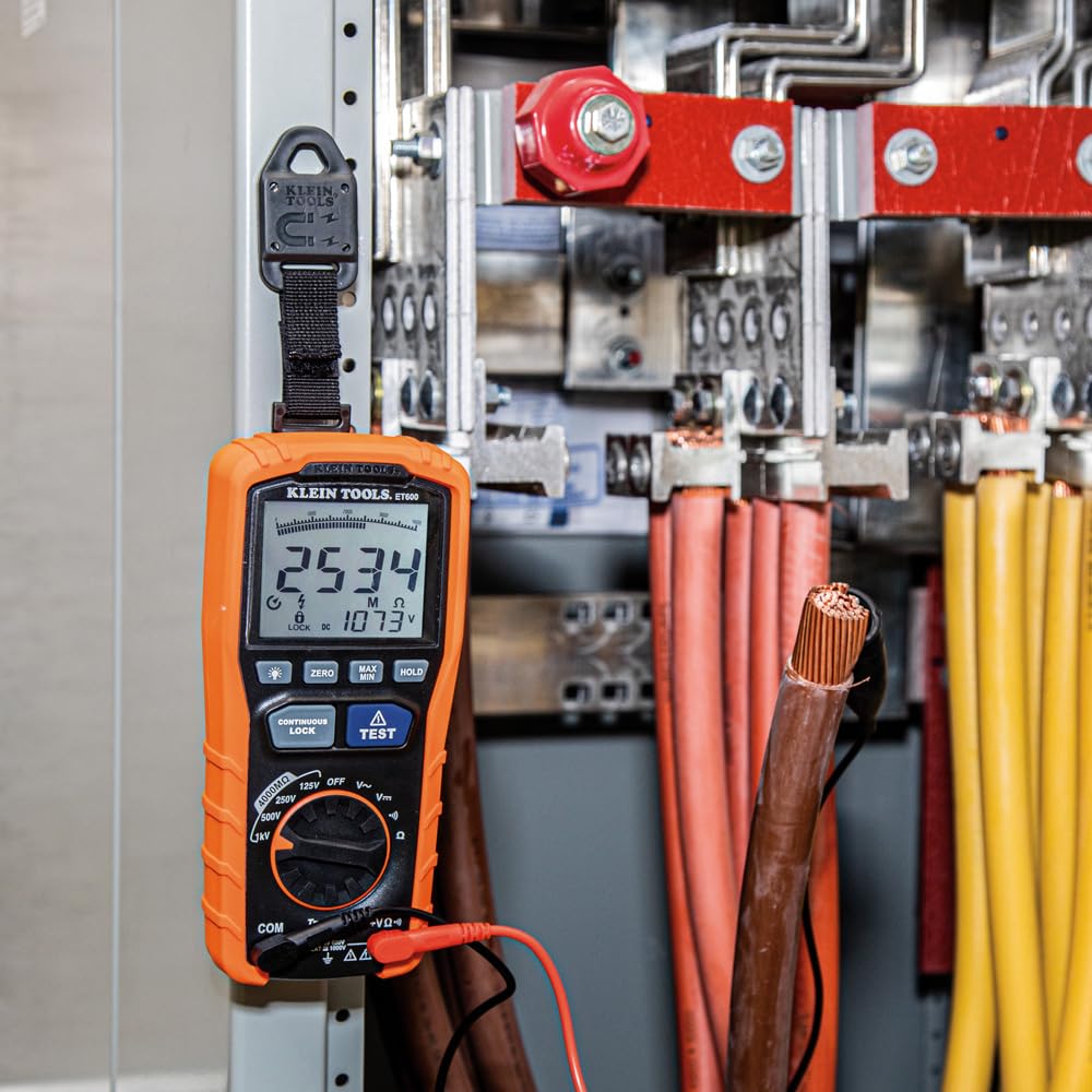Klein Tools ET600 Multimeter & Megohmmeter — Insulation Test up to 4000 MΩ, 1000 V