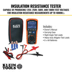 Klein Tools ET600 Multimeter & Megohmmeter — Insulation Test up to 4000 MΩ, 1000 V