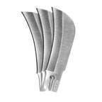 Klein Tools 44219 Replacement Hawkbill Blade for 44218 Cable Skinning Knife — 3-Pack