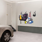 KURUI Large Metal Wall Hooks – 14-Piece Garage & Home Organization Set