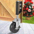 LIBEROLL Heavy Duty Gate Caster – 4-Inch Spring-Loaded Wheel, 250 lb Capacity